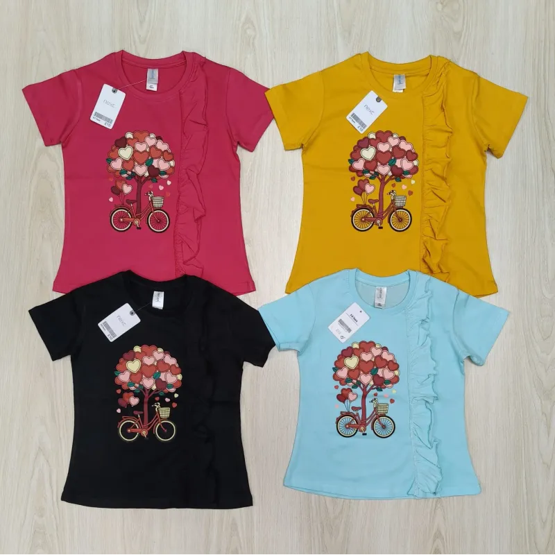 Girls' Premium Cotton Design Short-Sleeve T-Shirt (2-8 Years) — Wholesale Bangladesh Girls' Premium Cotton Design Short-Sleeve T-Shirt (2-8 Years) — Wholesale Bangladesh