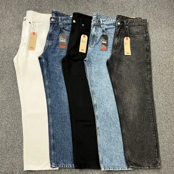 Levi's 100% Export Men's Baggy Denim Pant Wholesale Bangladesh (505/511 Label)