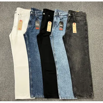 Levi's 100% Export Men's Baggy Denim Pant Wholesale Bangladesh (505/511 Label)