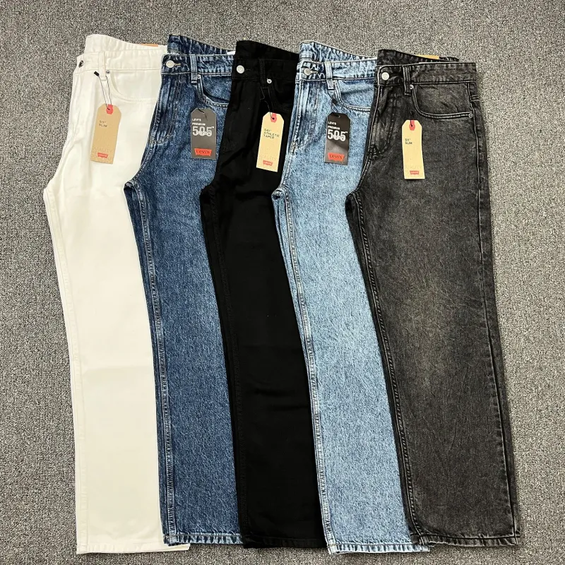 Levi's 100% Export Men's Baggy Denim Pant Wholesale Bangladesh (505/511 Label)