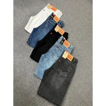 Levi's 100% Export Men's Baggy Denim Pant Wholesale Bangladesh (505/511 Label)