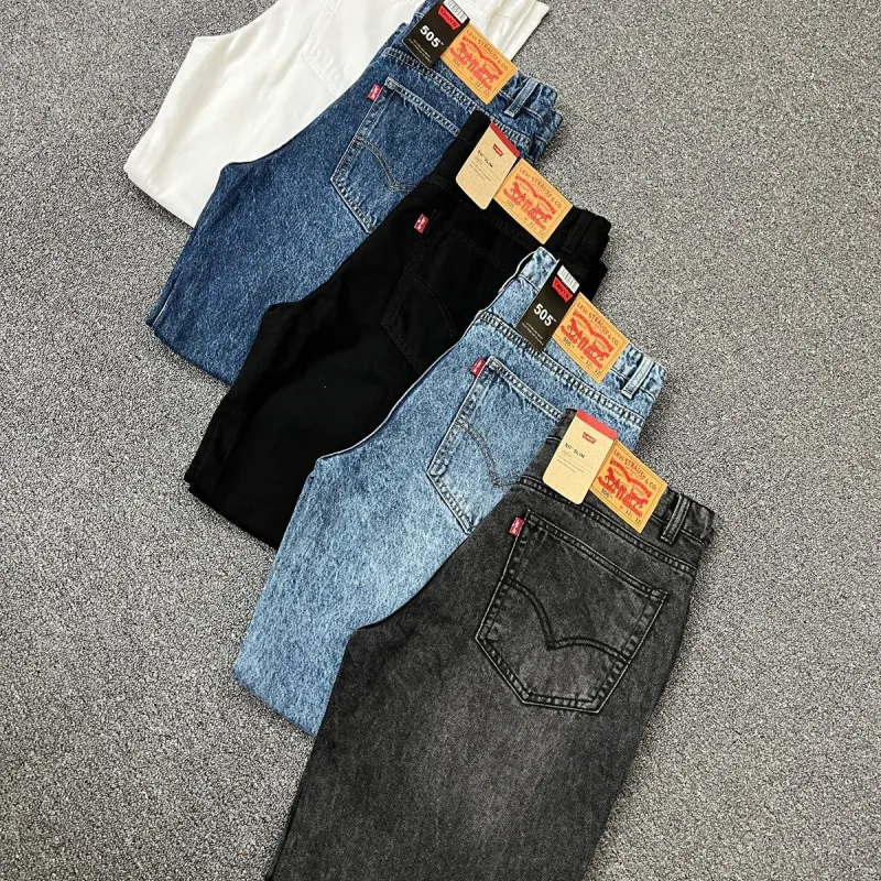 Levi's 100% Export Men's Baggy Denim Pant Wholesale Bangladesh (505/511 Label)