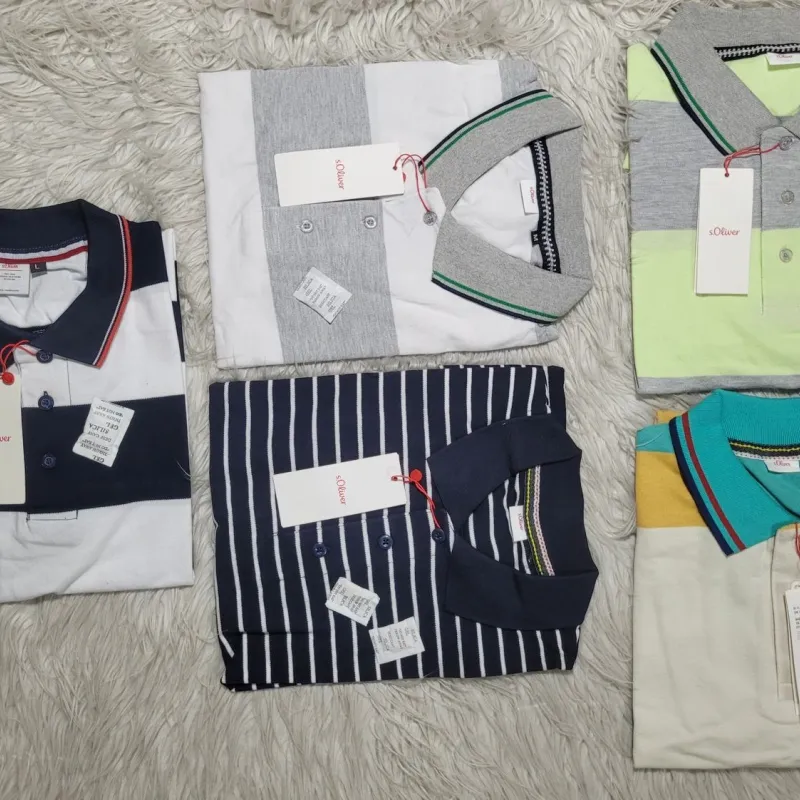 S.Oliver Men's 100% Export Polo Shirt Wholesale Bangladesh