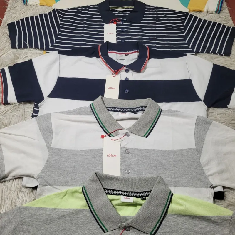 S.Oliver Men's 100% Export Polo Shirt Wholesale Bangladesh