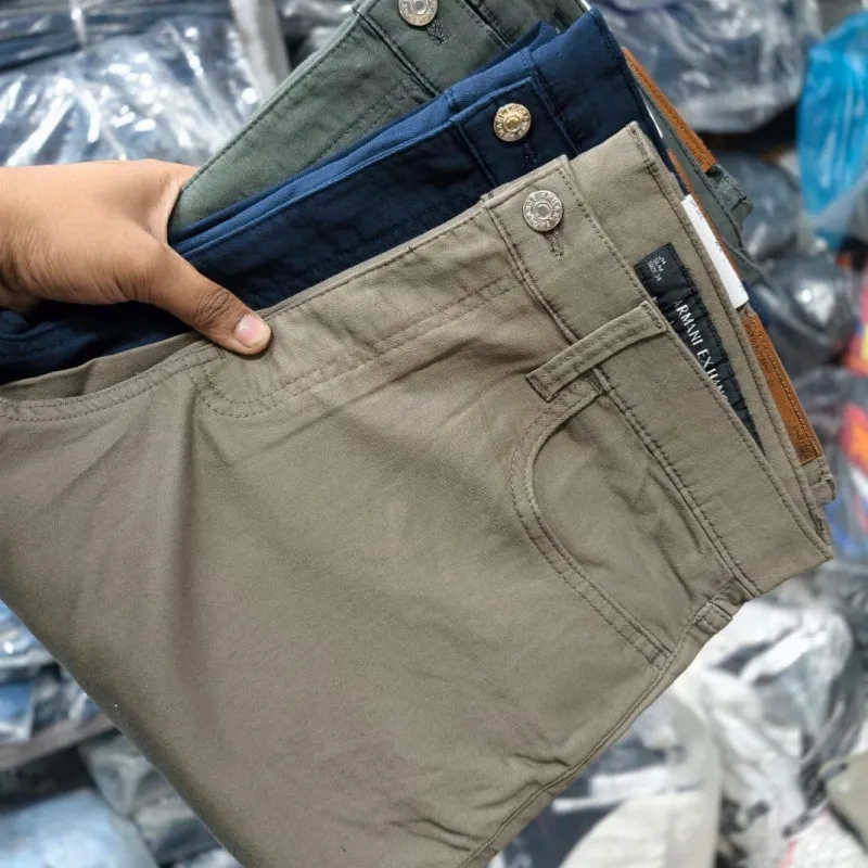 Armani Exchange 100% Export Hot Exclusive Twill Pant Wholesale Bangladesh