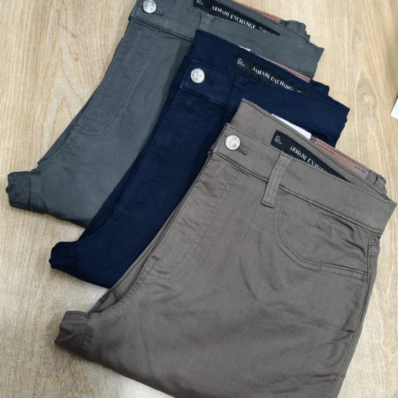 Armani Exchange 100% Export Hot Exclusive Twill Pant Wholesale Bangladesh