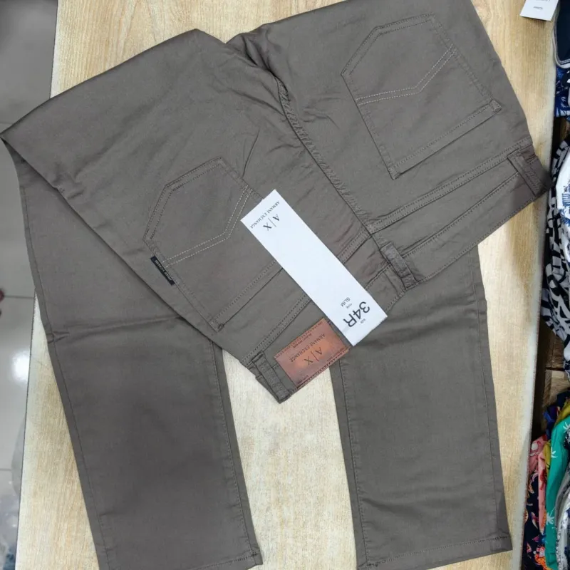 Armani Exchange 100% Export Hot Exclusive Twill Pant Wholesale Bangladesh