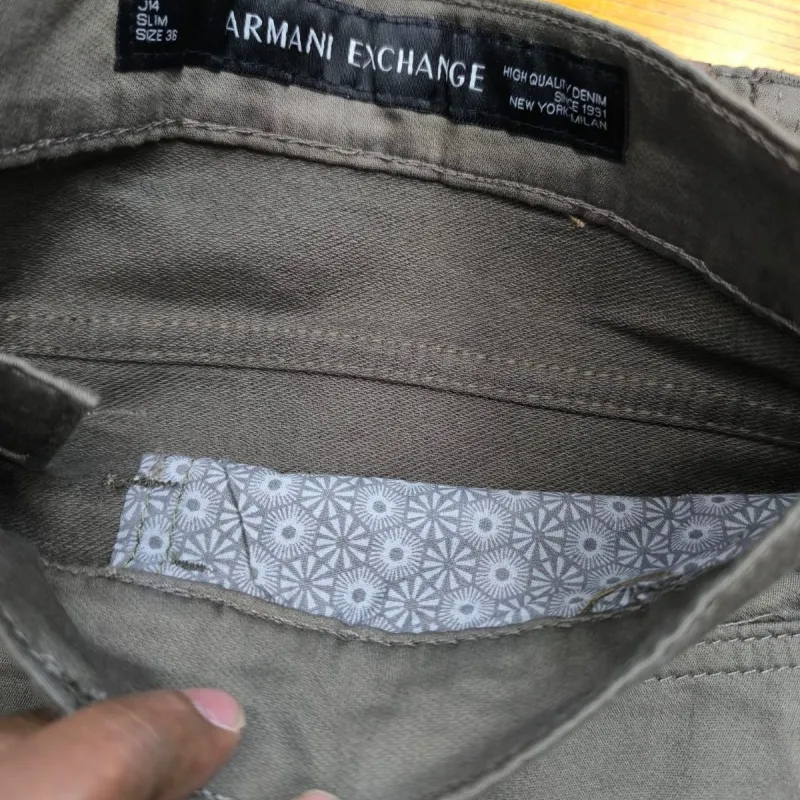 Armani Exchange 100% Export Hot Exclusive Twill Pant Wholesale Bangladesh