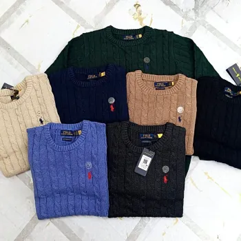 Cable Knit Round Neck Sweater Wholesale – Everywear Bangladesh Ltd