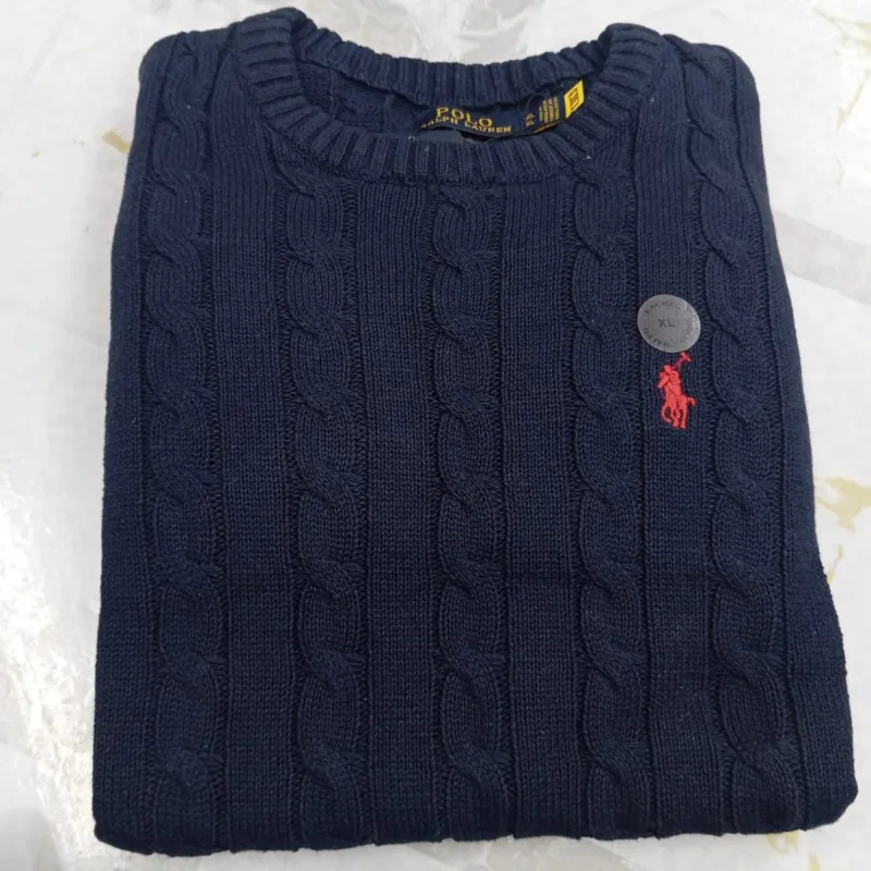Cable Knit Round Neck Sweater Wholesale – Everywear Bangladesh Ltd