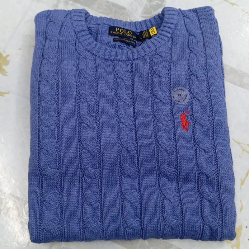 Cable Knit Round Neck Sweater Wholesale – Everywear Bangladesh Ltd