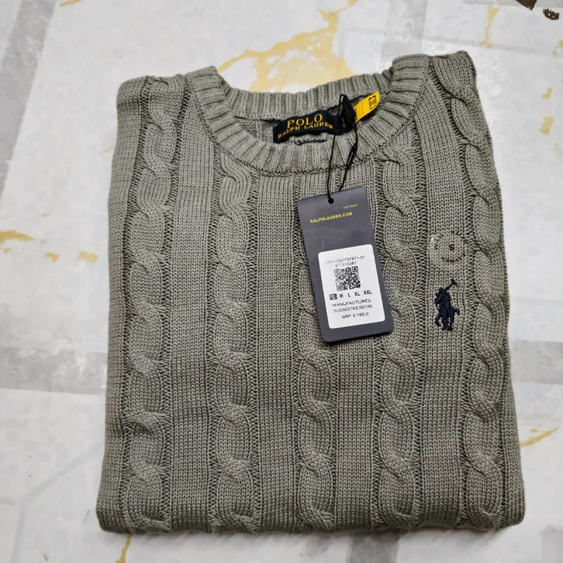 Cable Knit Round Neck Sweater Wholesale – Everywear Bangladesh Ltd