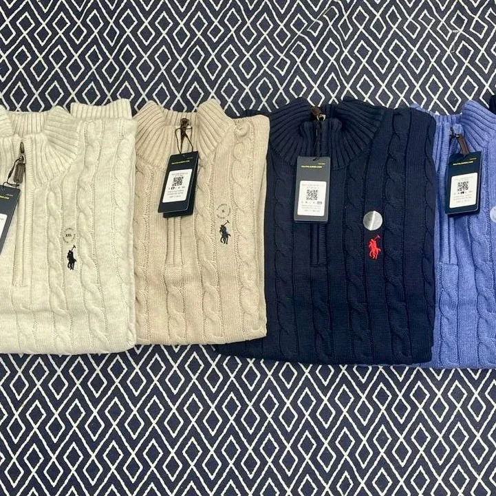 Ralph Lauren Cable Knit Half-Zipper Sweater Wholesale – Everywear Bangladesh Ltd Ralph Lauren Cable Knit Half-Zipper Sweater Wholesale – Everywear Bangladesh Ltd