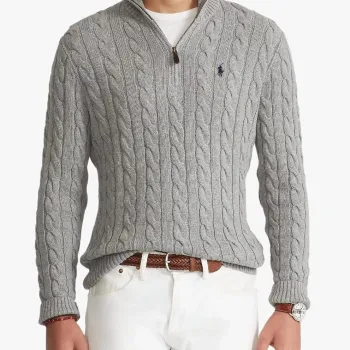 Ralph Lauren Cable Knit Half-Zipper Sweater Wholesale – Everywear Bangladesh Ltd