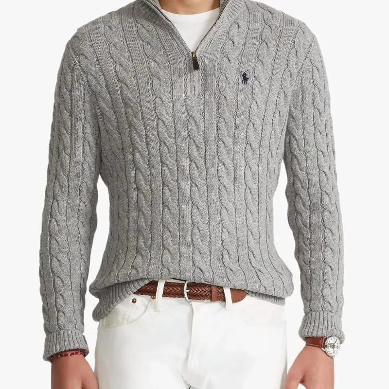 Ralph Lauren Cable Knit Half-Zipper Sweater Wholesale – Everywear Bangladesh Ltd Ralph Lauren Cable Knit Half-Zipper Sweater Wholesale – Everywear Bangladesh Ltd