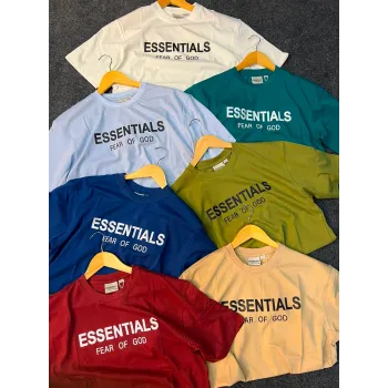 Essentials Men's Premium 240 GSM Knit & Dyed T-Shirt Wholesale Bangladesh