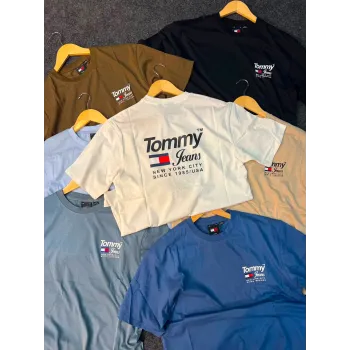 Tommy Jeans Men's Premium 240 GSM Knit & Dyed T-Shirt Wholesale Bangladesh