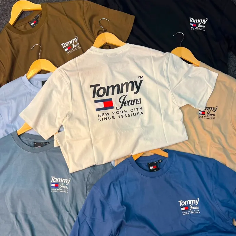 Tommy Jeans Men's Premium 240 GSM Knit & Dyed T-Shirt Wholesale Bangladesh Tommy Jeans Men's Premium 240 GSM Knit & Dyed T-Shirt Wholesale Bangladesh