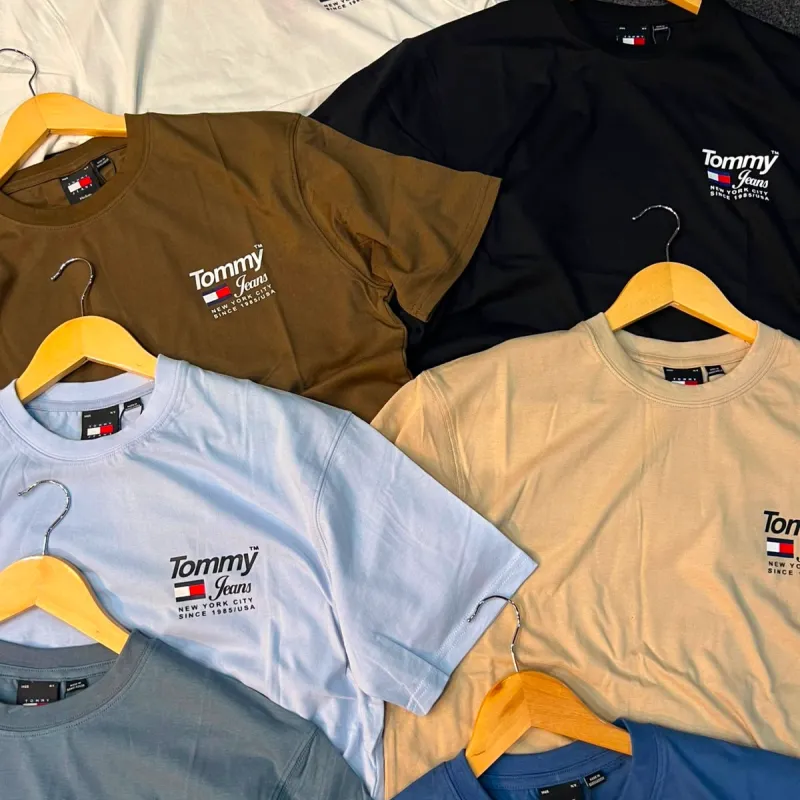 Tommy Jeans Men's Premium 240 GSM Knit & Dyed T-Shirt Wholesale Bangladesh Tommy Jeans Men's Premium 240 GSM Knit & Dyed T-Shirt Wholesale Bangladesh