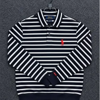 Ralph Lauren Big Premium Striped Long Sleeve Polo Shirt Wholesale Bangladesh
