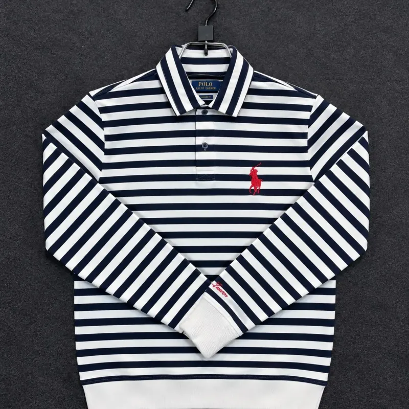 Ralph Lauren Big Premium Striped Long Sleeve Polo Shirt Wholesale Bangladesh