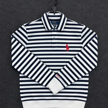 Ralph Lauren Premium Striped Long Sleeve Polo Shirt Wholesale Bangladesh