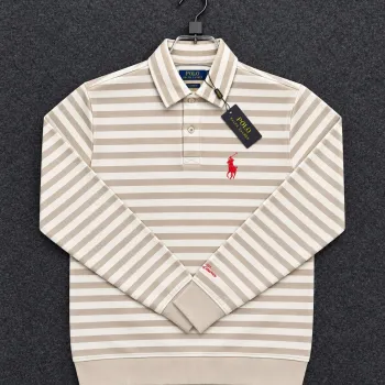 Ralph Lauren Premium Striped Long Sleeve Polo Shirt Wholesale Bangladesh