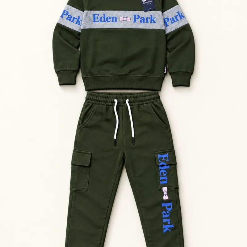 Kids' Premium 2-Piece Winter Set (Sweatshirt + Cargo Pant, 2–10 Years) — Wholesale Bangladesh