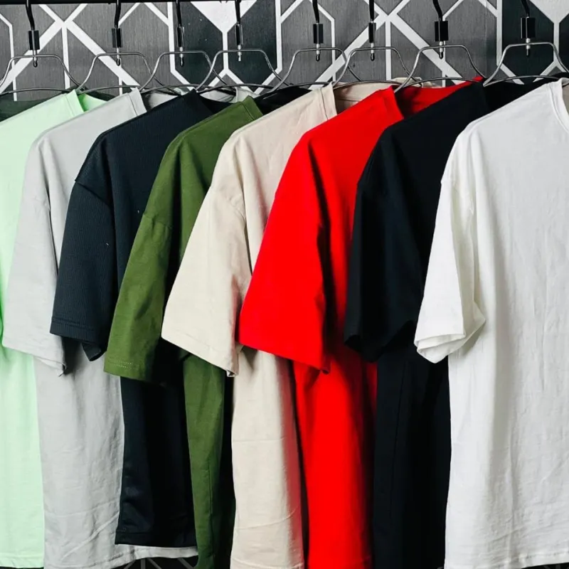Basic Drop Shoulder Solid T-Shirt Wholesale Bangladesh
