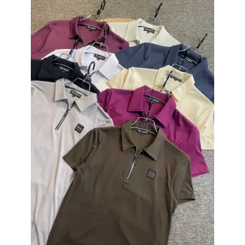 Gucci Men's Premium Half Zipper Polo T-Shirt Wholesale Bangladesh