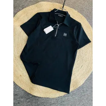 Gucci Men's Premium Half Zipper Polo T-Shirt Wholesale Bangladesh