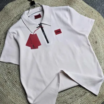 Hugo Boss Men's Premium Half Zipper Polo T-Shirt Wholesale Bangladesh Hugo Boss Men's Premium Half Zipper Polo T-Shirt Wholesale Bangladesh