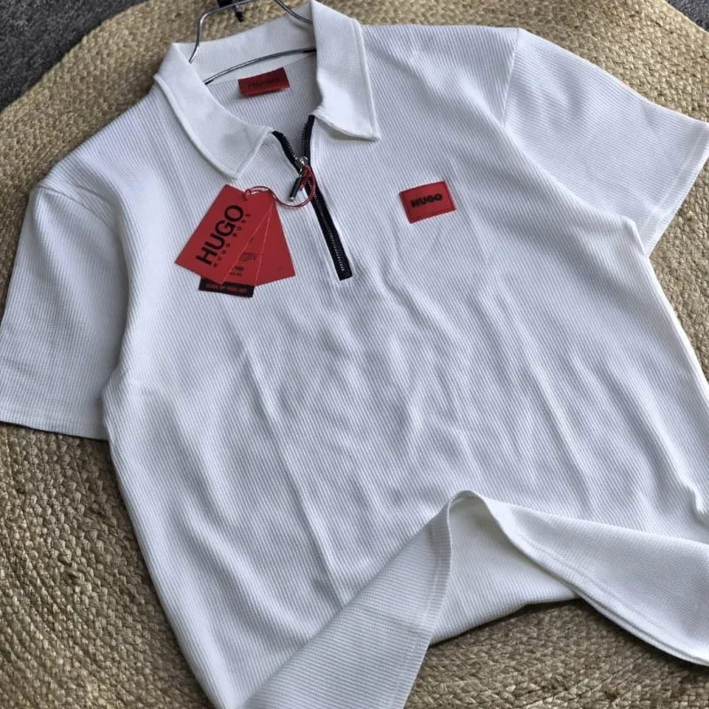Hugo Boss Men's Premium Half Zipper Polo T-Shirt Wholesale Bangladesh
