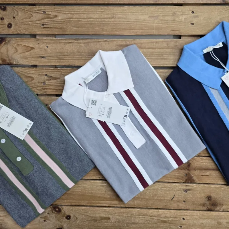 Zara Originals Old Money Pattern Polo Shirt Wholesale Bangladesh