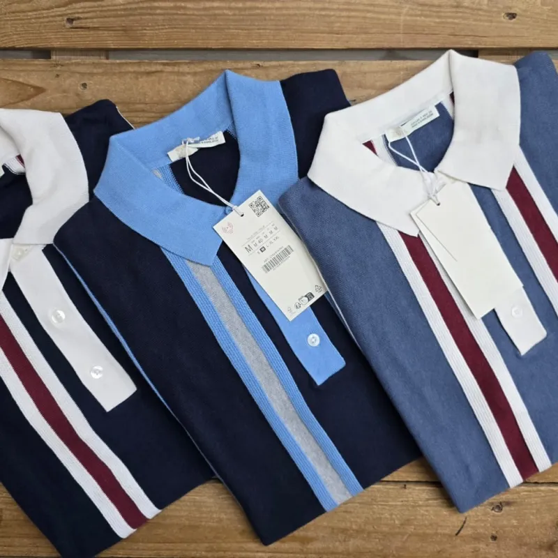 Zara Originals Old Money Pattern Polo Shirt Wholesale Bangladesh