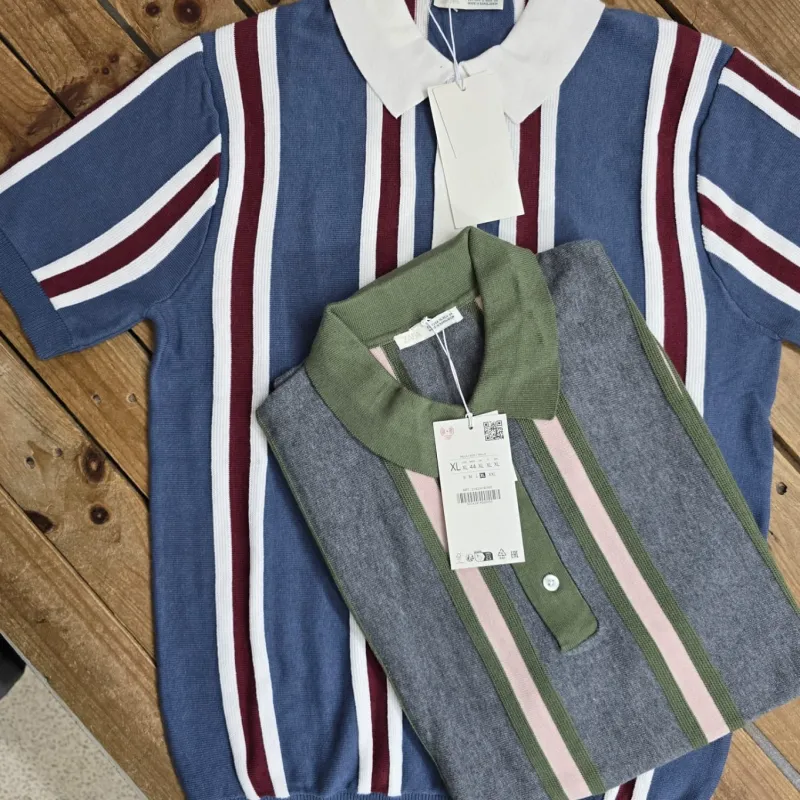 Zara Originals Old Money Pattern Polo Shirt Wholesale Bangladesh
