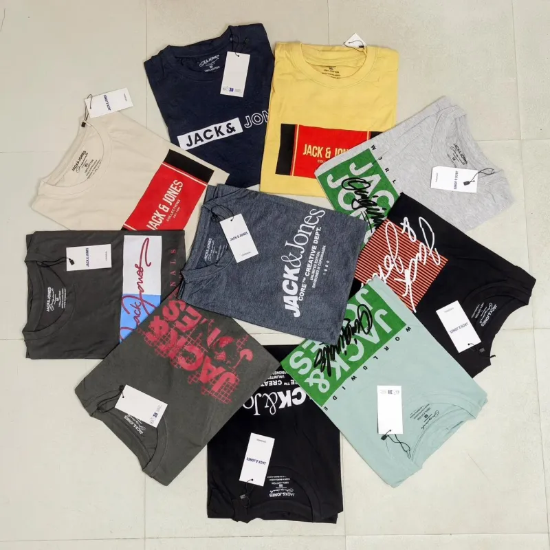 Jack & Jones Men's Mid Grade Single Jersey T-Shirt Wholesale Bangladesh Jack & Jones Men's Mid Grade Single Jersey T-Shirt Wholesale Bangladesh