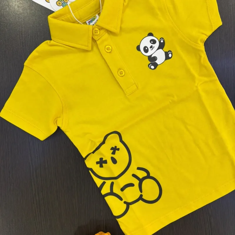 Boy’s Premium Panda Polo T-Shirt Summer Collection Wholesale Bangladesh Boy’s Premium Panda Polo T-Shirt Summer Collection Wholesale Bangladesh
