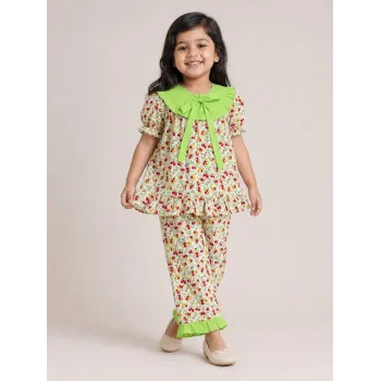 Girls Summer Special Floral Co-ords Set Wholesale Bangladesh