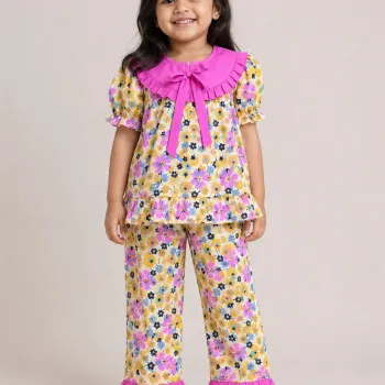 Girls Summer Special Floral Co-ords Set Wholesale Bangladesh Girls Summer Special Floral Co-ords Set Wholesale Bangladesh