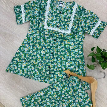 Girls Summer Special Floral Co-ords Set Wholesale Bangladesh Girls Summer Special Floral Co-ords Set Wholesale Bangladesh
