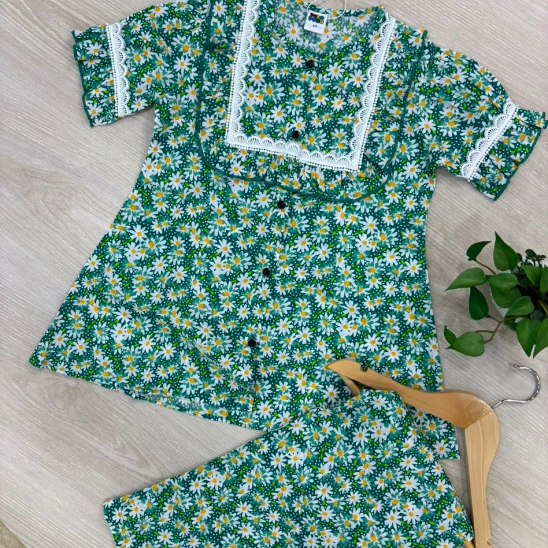 Girls Summer Special Floral Co-ords Set Wholesale Bangladesh Girls Summer Special Floral Co-ords Set Wholesale Bangladesh