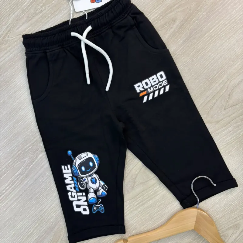 Boys' & Girls' Winter Terry Joggers with Giraffe Print — Wholesale Bangladesh