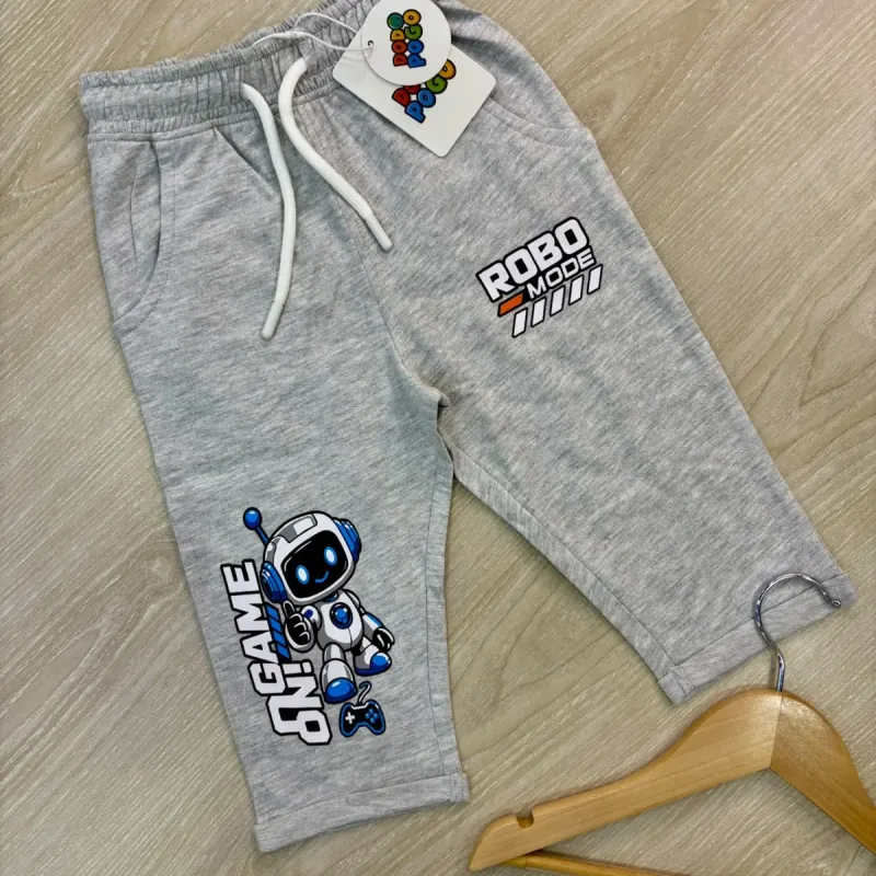 Boys' & Girls' Winter Terry Joggers with Giraffe Print — Wholesale Bangladesh