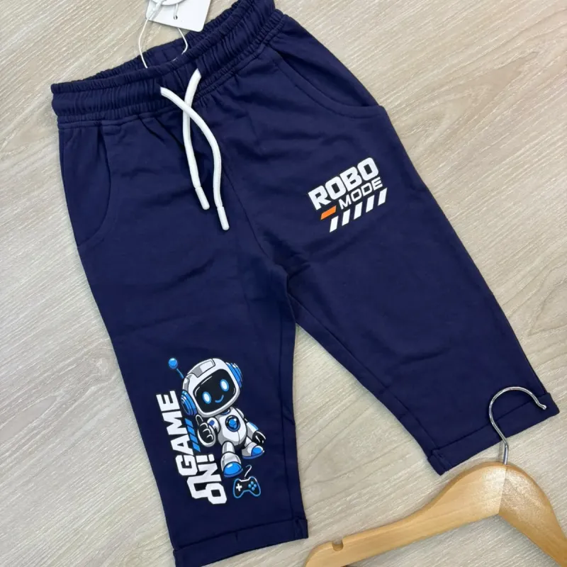 Boys' & Girls' Winter Terry Joggers with Giraffe Print — Wholesale Bangladesh