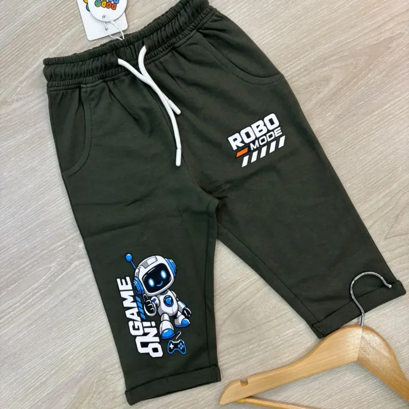 Boys' & Girls' Winter Terry Joggers with Giraffe Print — Wholesale Bangladesh