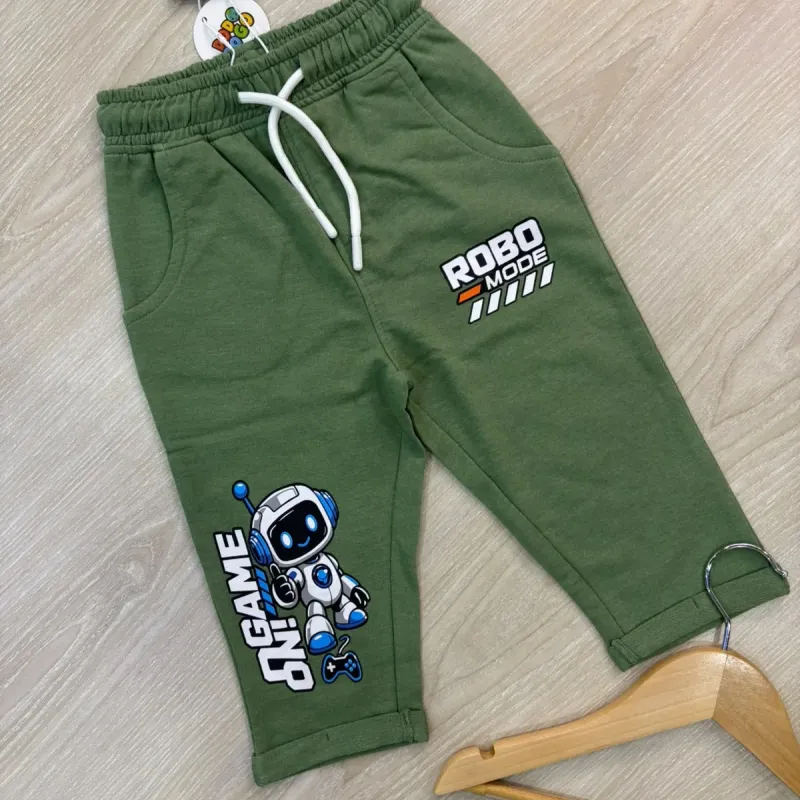Boys' & Girls' Winter Terry Joggers with Giraffe Print — Wholesale Bangladesh