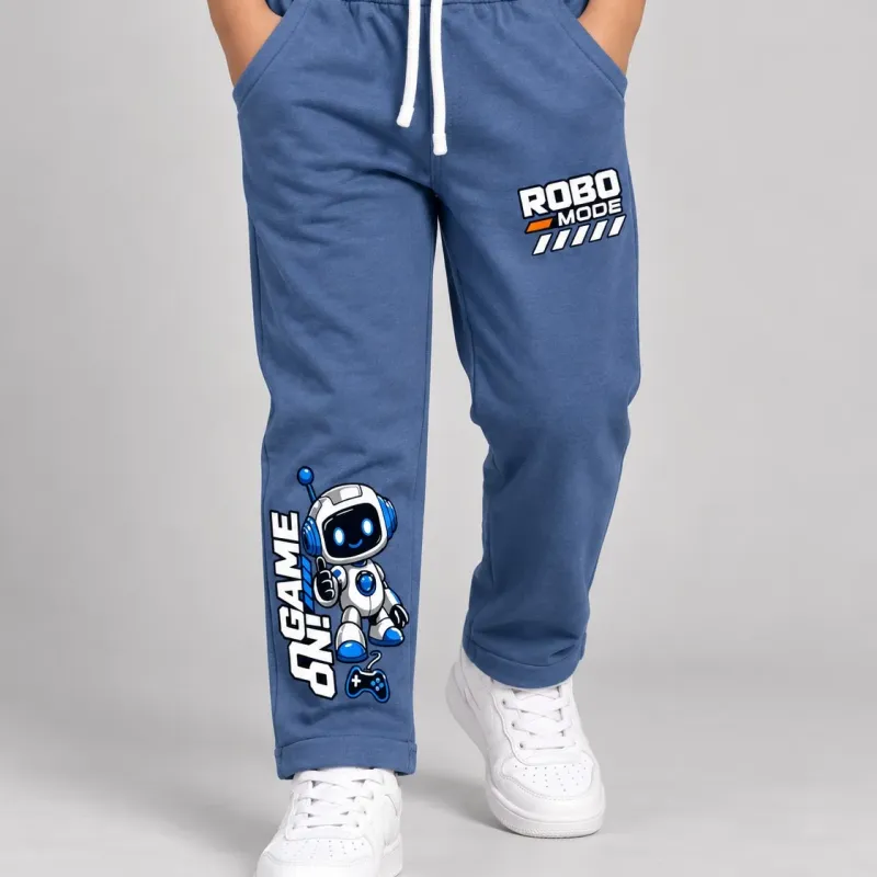 Boys' & Girls' Winter Terry Joggers with Giraffe Print — Wholesale Bangladesh