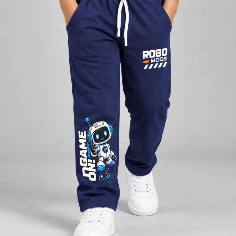 Boys' & Girls' Winter Terry Joggers with Giraffe Print — Wholesale Bangladesh