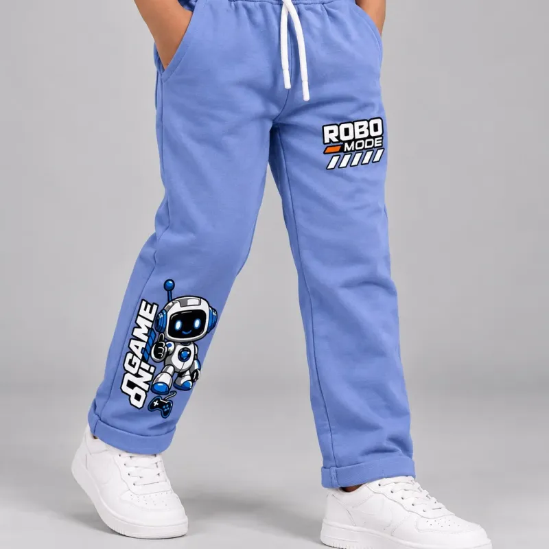 Boys' & Girls' Winter Terry Joggers with Giraffe Print — Wholesale Bangladesh
